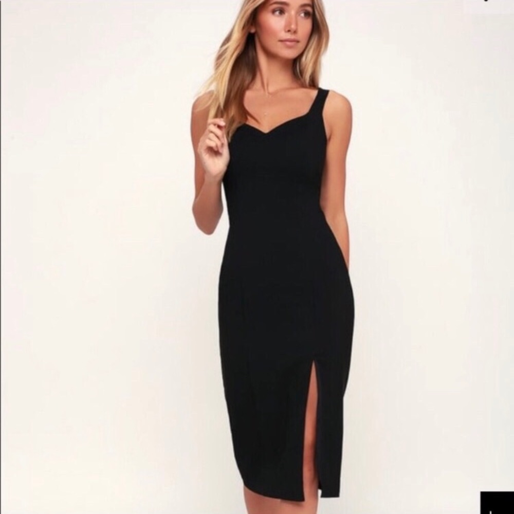 Lulu’s | Take Me Out Tonight black midi dress